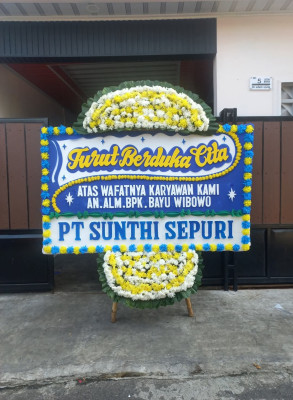 Papan Bunga Duka di Selupu Rejang