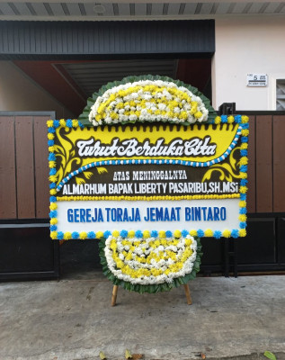 Papan Bunga Duka di Selupu Rejang