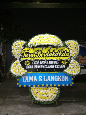 Papan Bunga Duka di Selupu Rejang